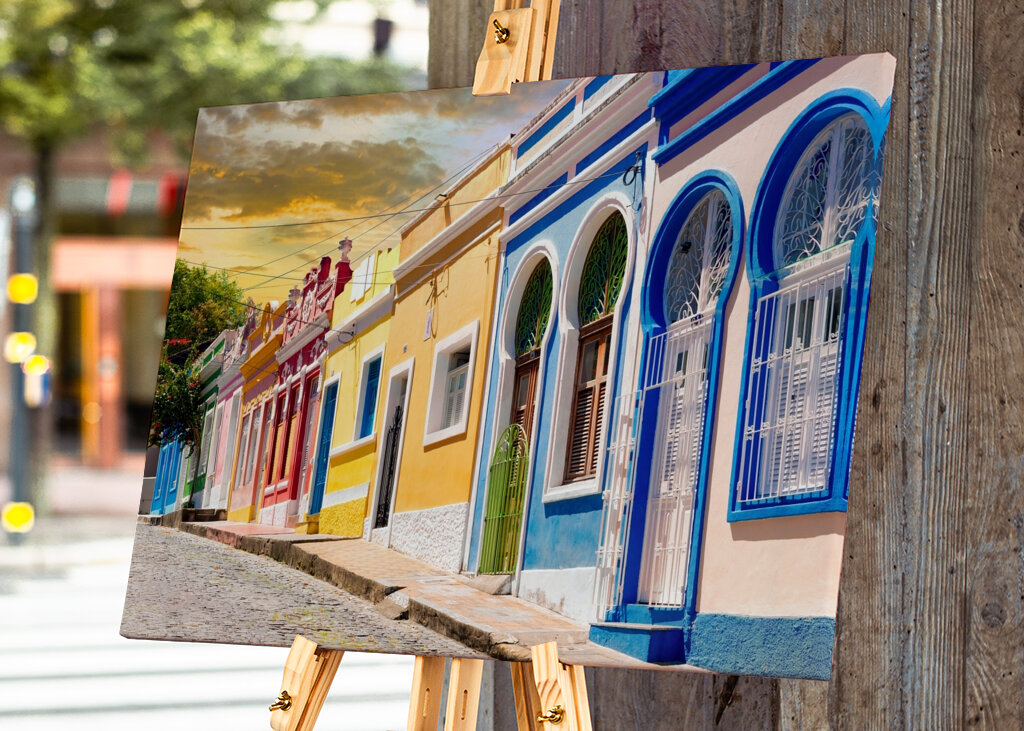 Colorful Sunset Street