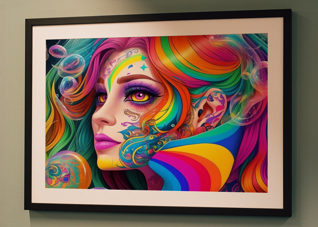 Psychedelische Schönheit VIII