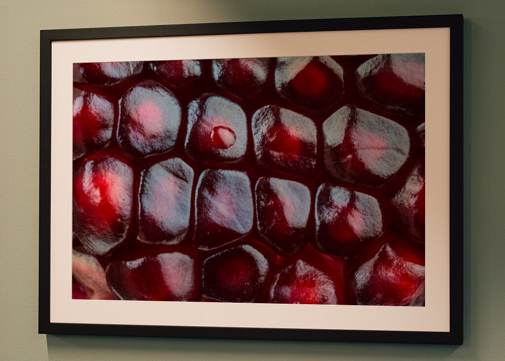 Granatapfelkerne - Nahaufnahme