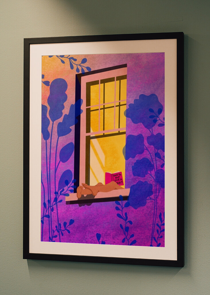 Zonnebaden in de stad