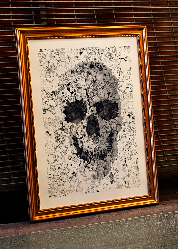 Doodle Skull