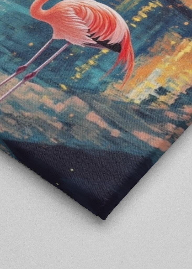 Sogno di fenicottero di notte