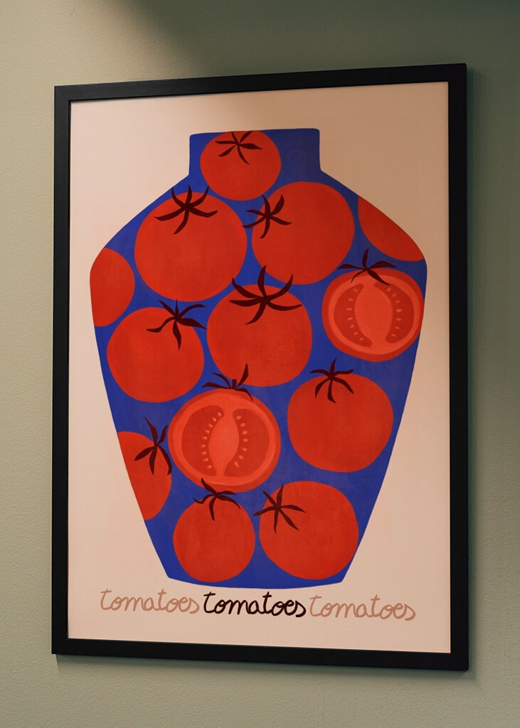 Konzervovaná rajčatová sklenice