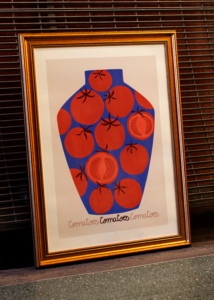 Konzervovaná rajčatová sklenice