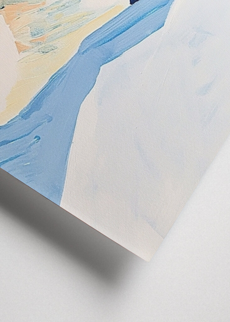 Berge Schnee Winter Himmel I