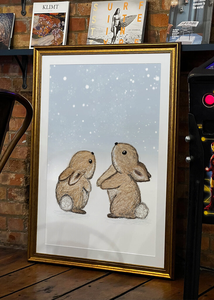 Bunnies In The Snow