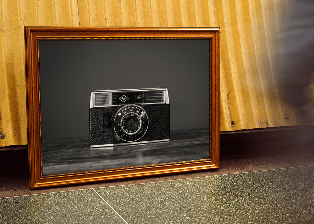Retro agfa film camera