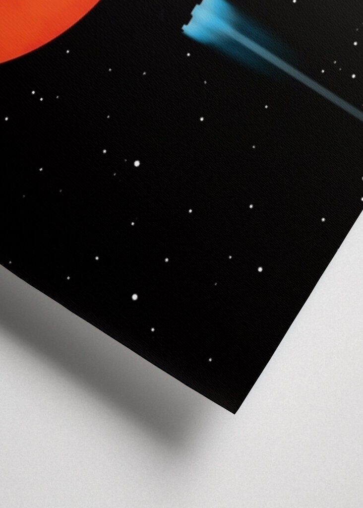 Die Rosinante über dem Mars