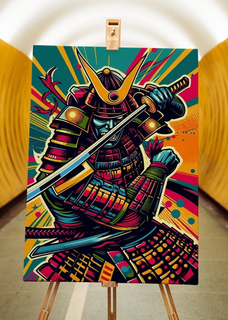 Samurai Warrior Art wpap