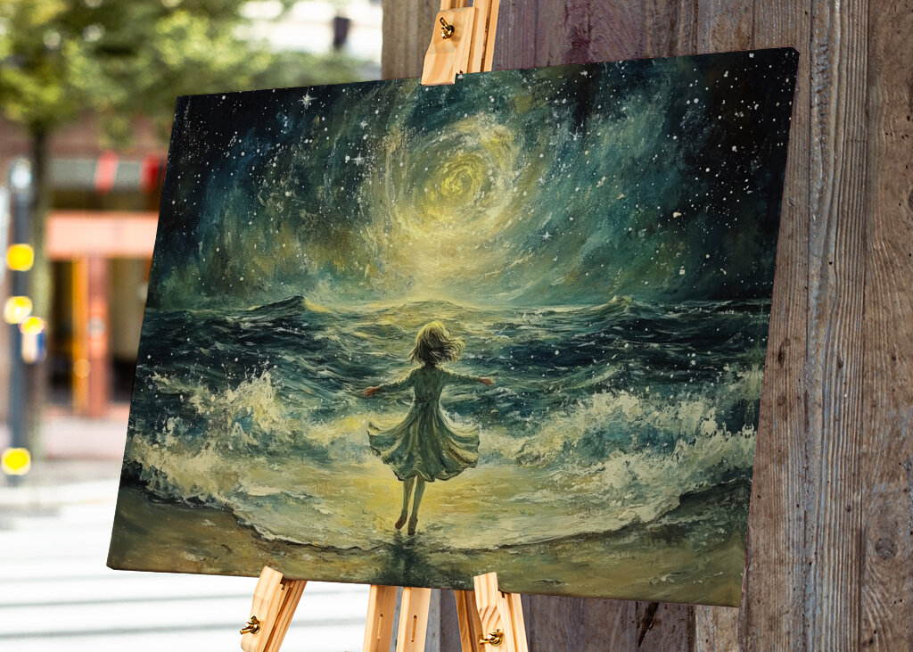 Ein Tanz für das Universum Gemälde