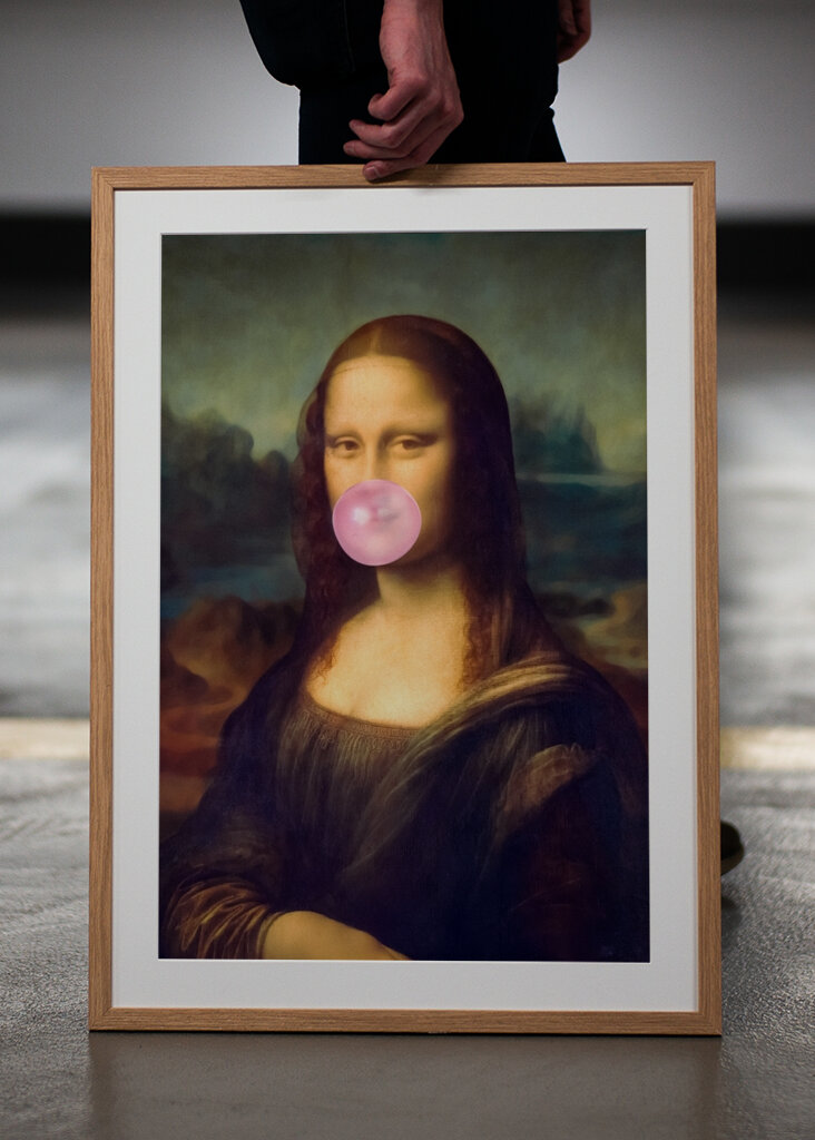 Mona Lisa Bubble Gum