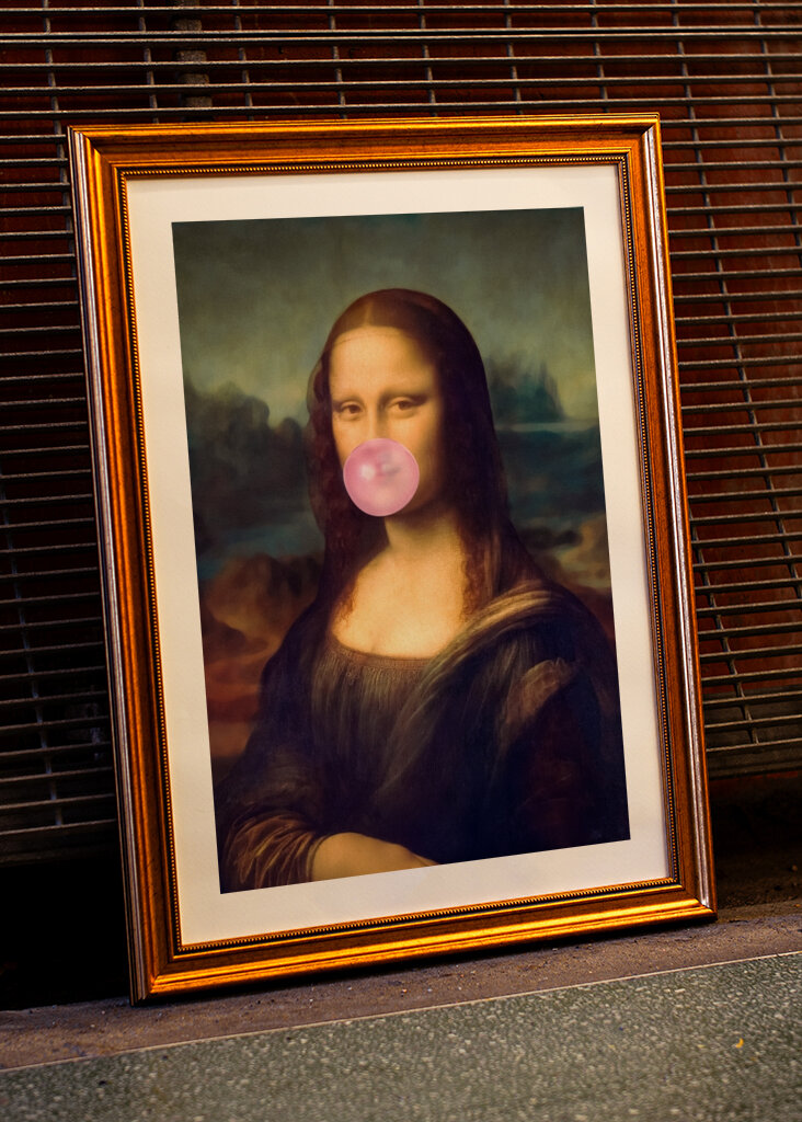 Mona Lisa Bubble Gum