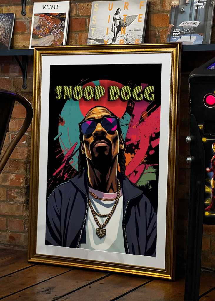 Snoop Dogg Abstract Pop Art