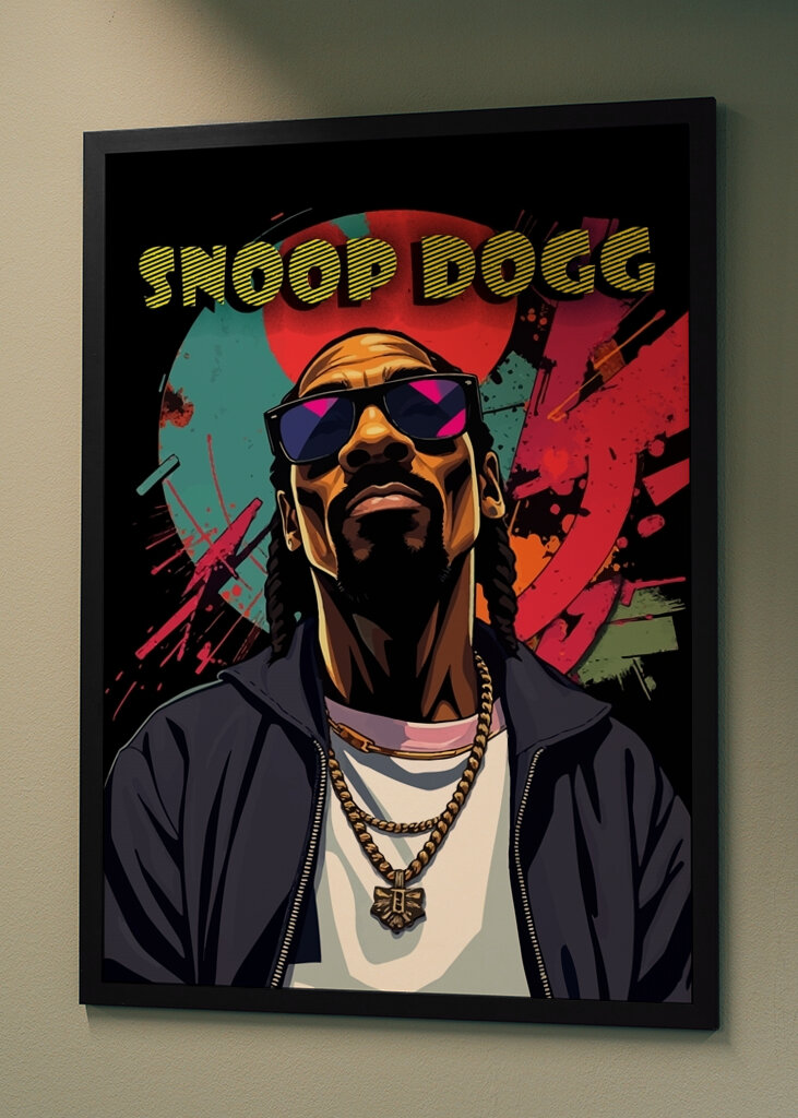 Snoop Dogg Abstract Pop Art