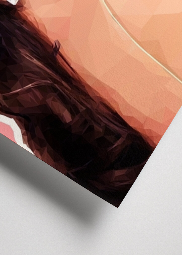 Angelina Jolie low poly