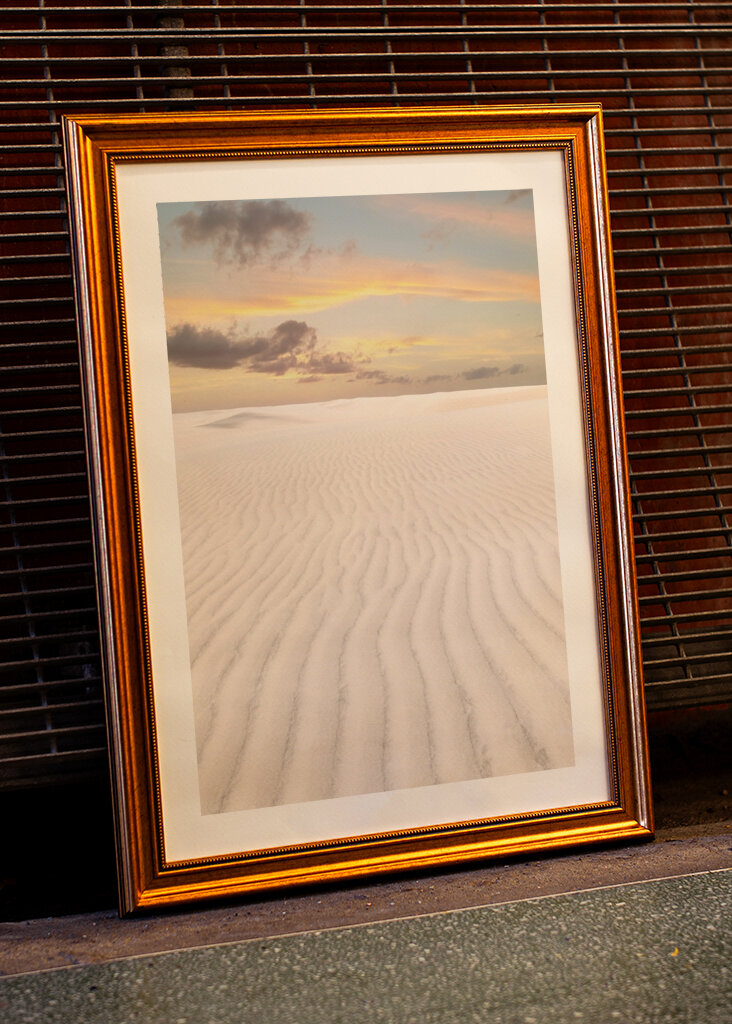 Sand Stripes at Sunset