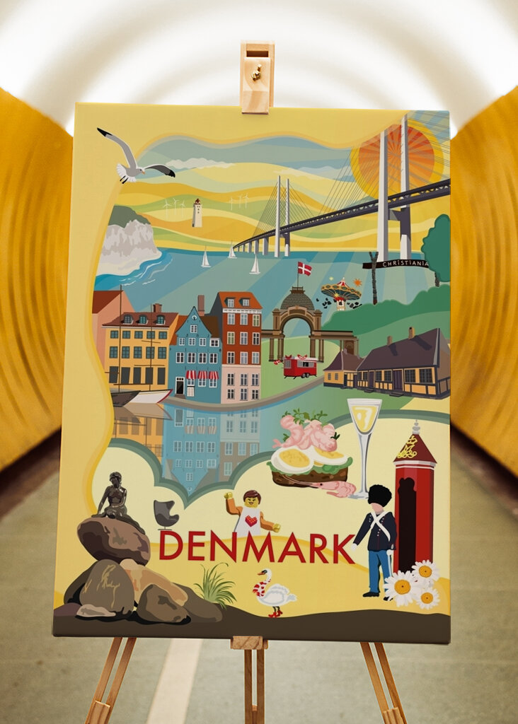 Cityposter Denmark Cityposter 