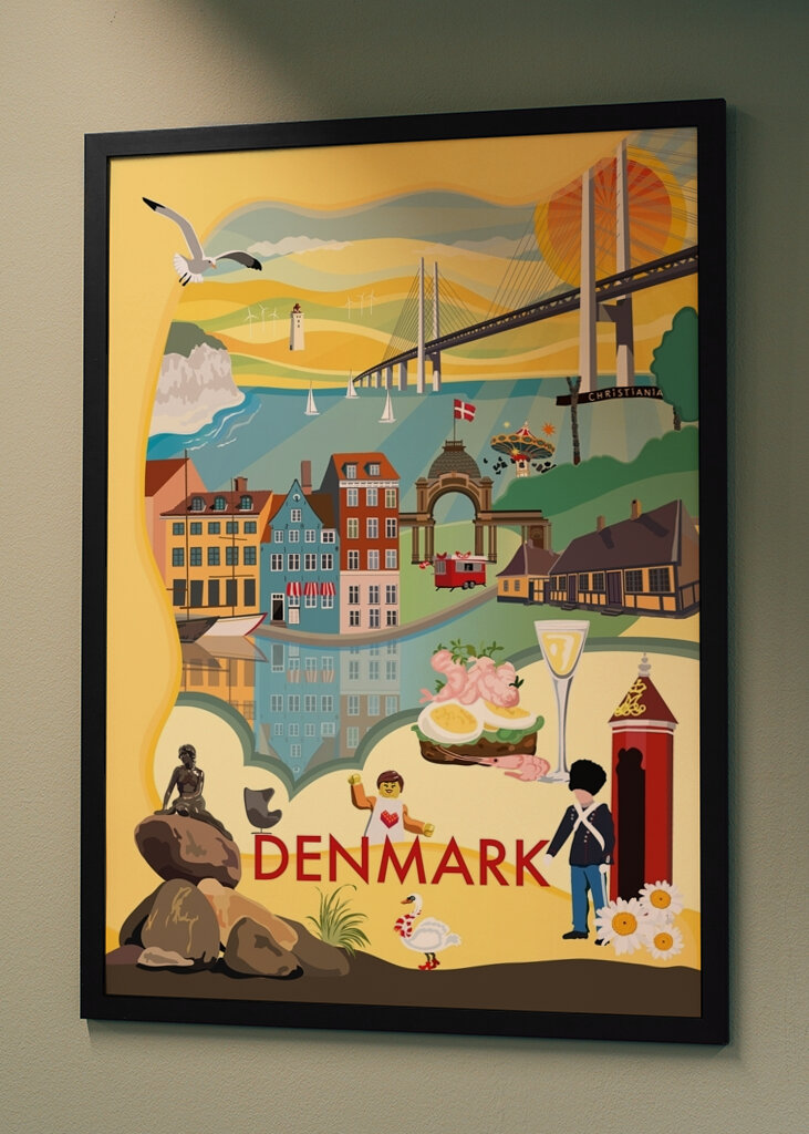 Cityposter Denmark Cityposter 