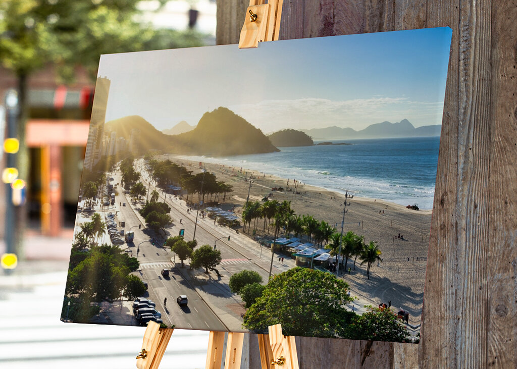 Sonnenaufgang am Rio Copacabana