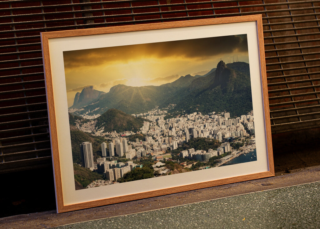 Rio de Janeiro při západu slunce