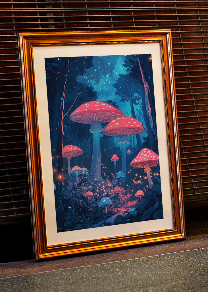 Magisk Mushroom Forest Anime