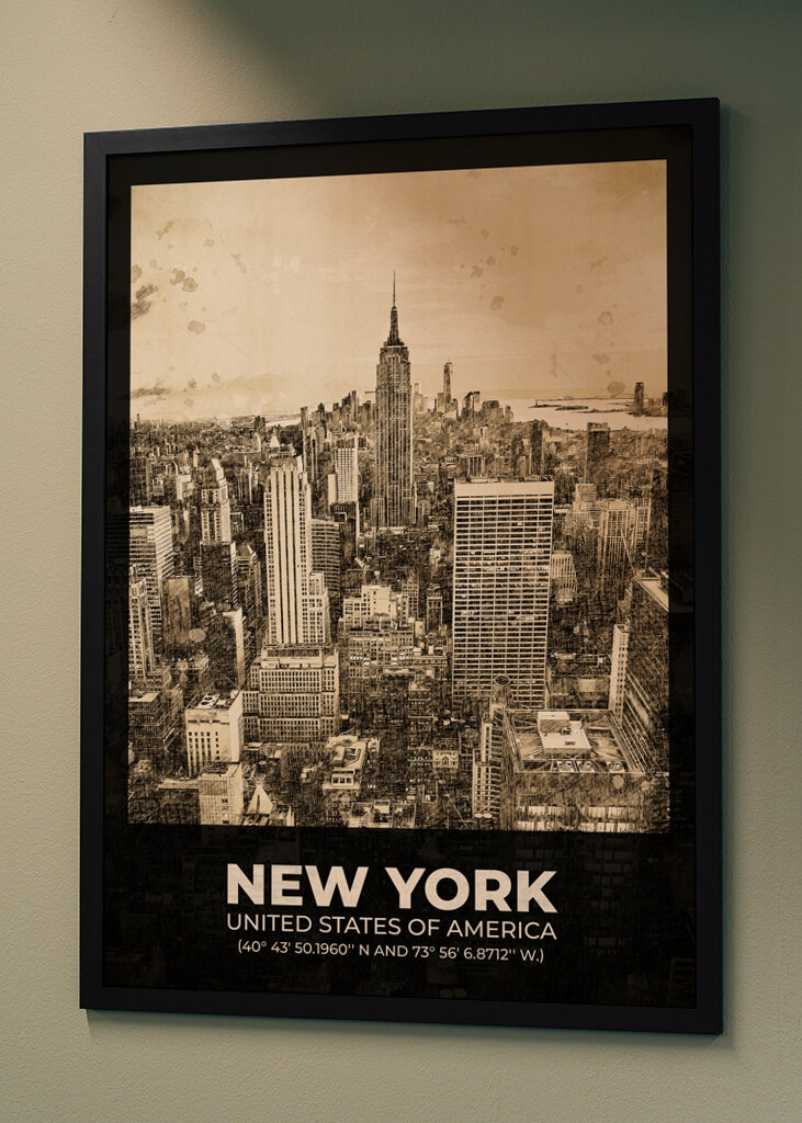 Skizze von New York City