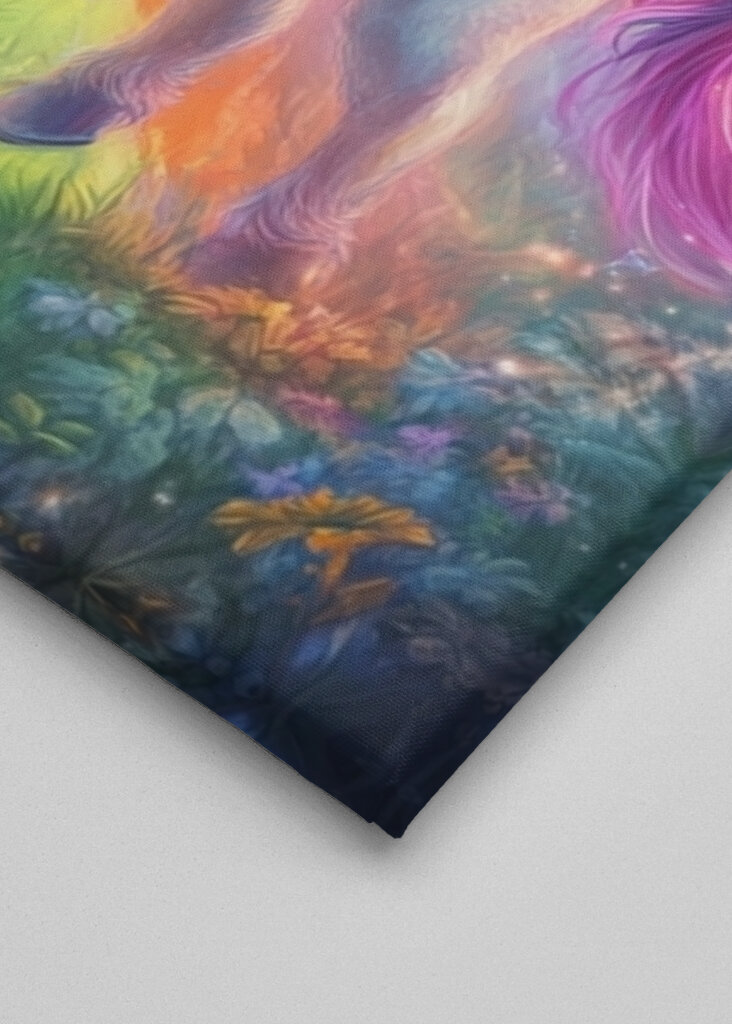 Felicità dell'unicorno arcobaleno