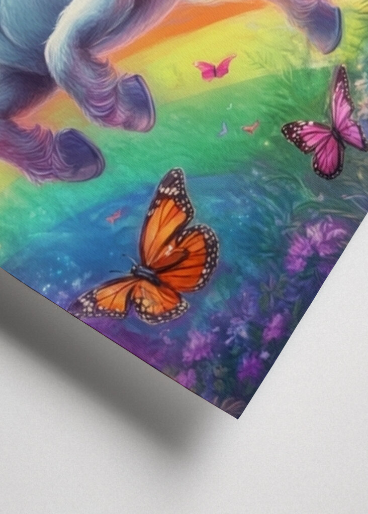 Felicità dell'unicorno arcobaleno