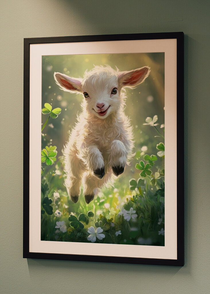 Joyful Baby Goat