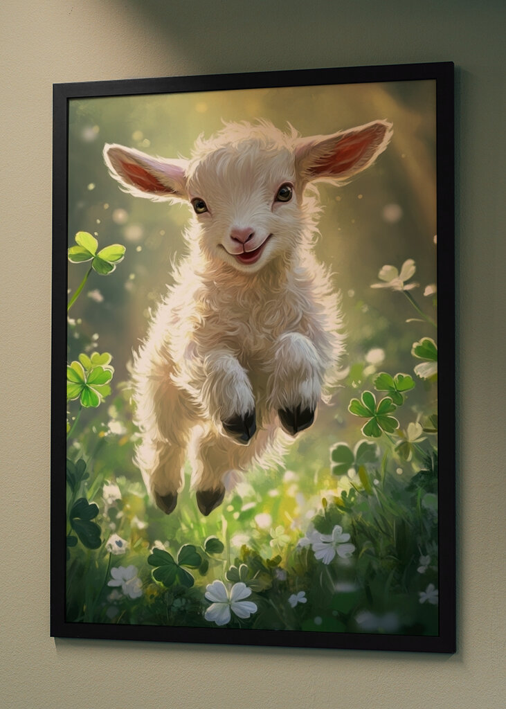 Joyful Baby Goat