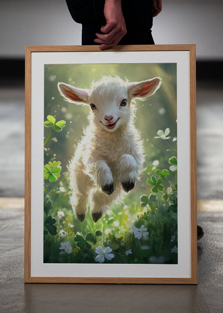 Joyful Baby Goat