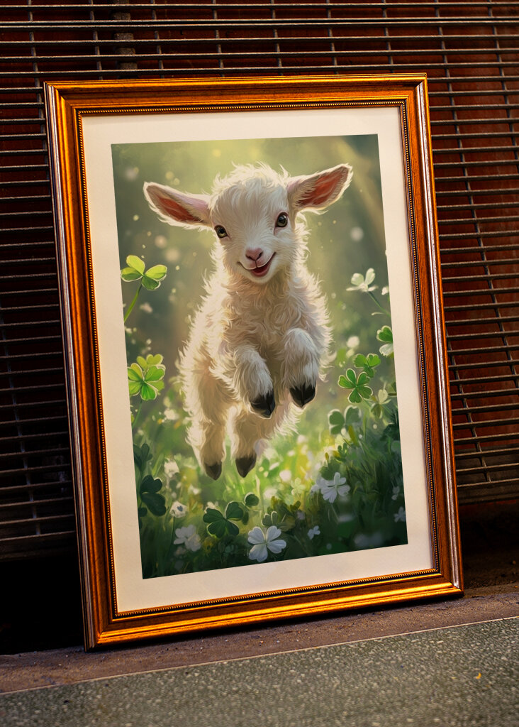 Joyful Baby Goat