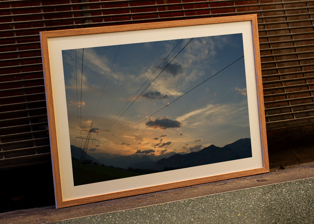 Zonsondergang in Innsbruck