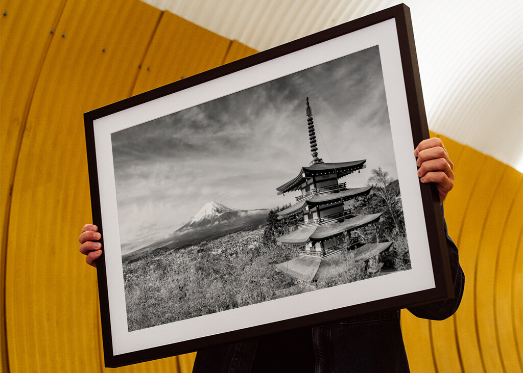 Mont Fuji avec pagode Chureito 