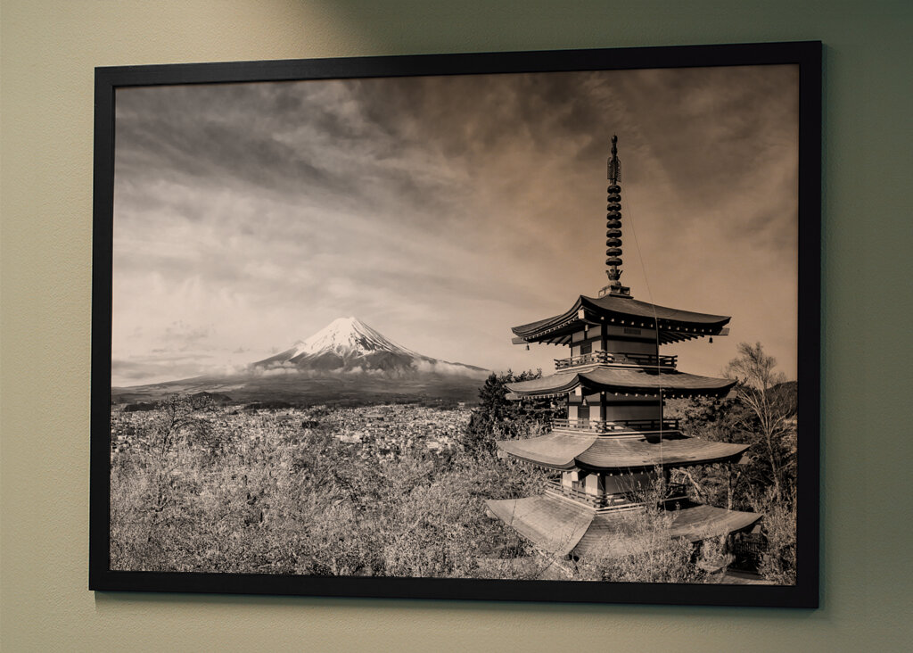 Mont Fuji avec pagode Chureito 