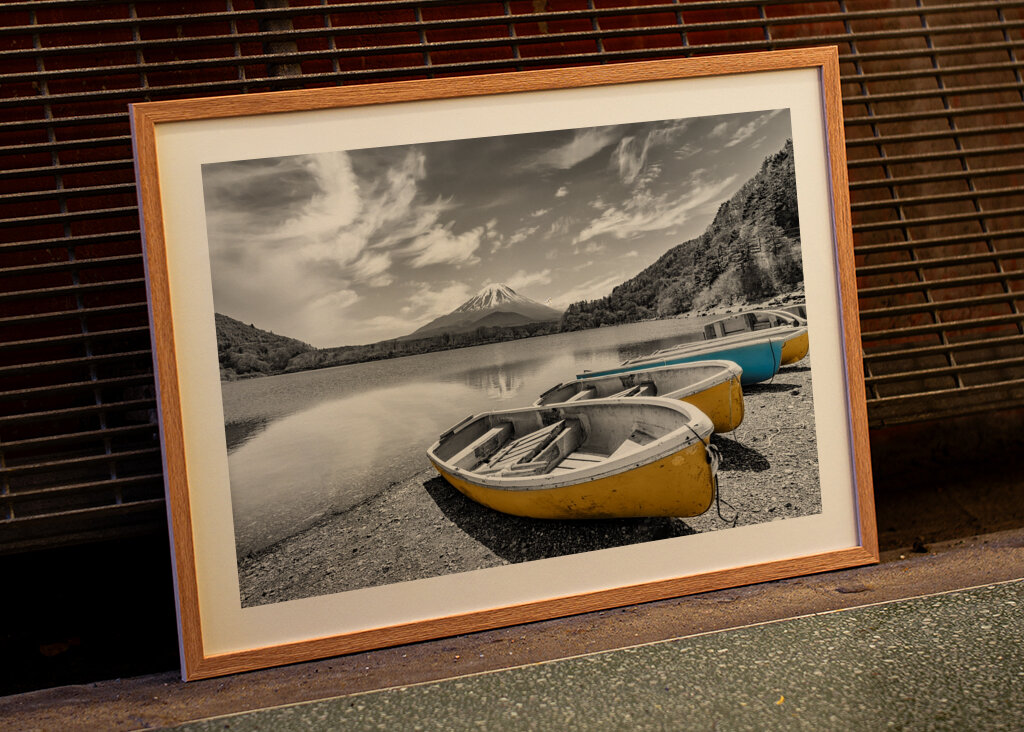 Shoji-See mit Fuji | colorkey