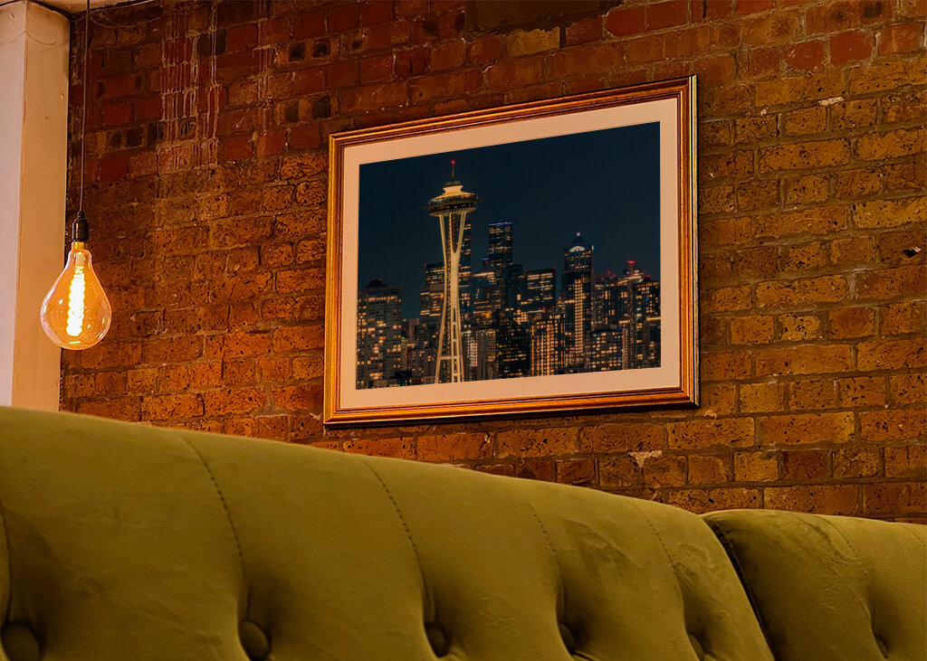 Seattle o niebieskiej godzinie