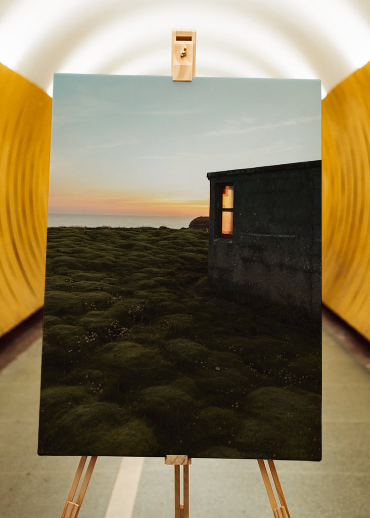 Kabína pri východe slnka