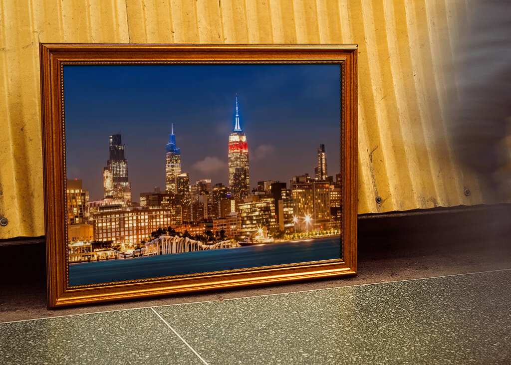 NYC Skyline med Little Island 