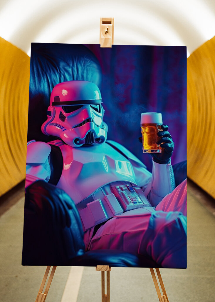 Stormtrooper an der Bar
