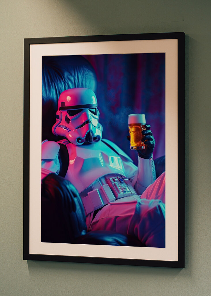 Stormtrooper an der Bar