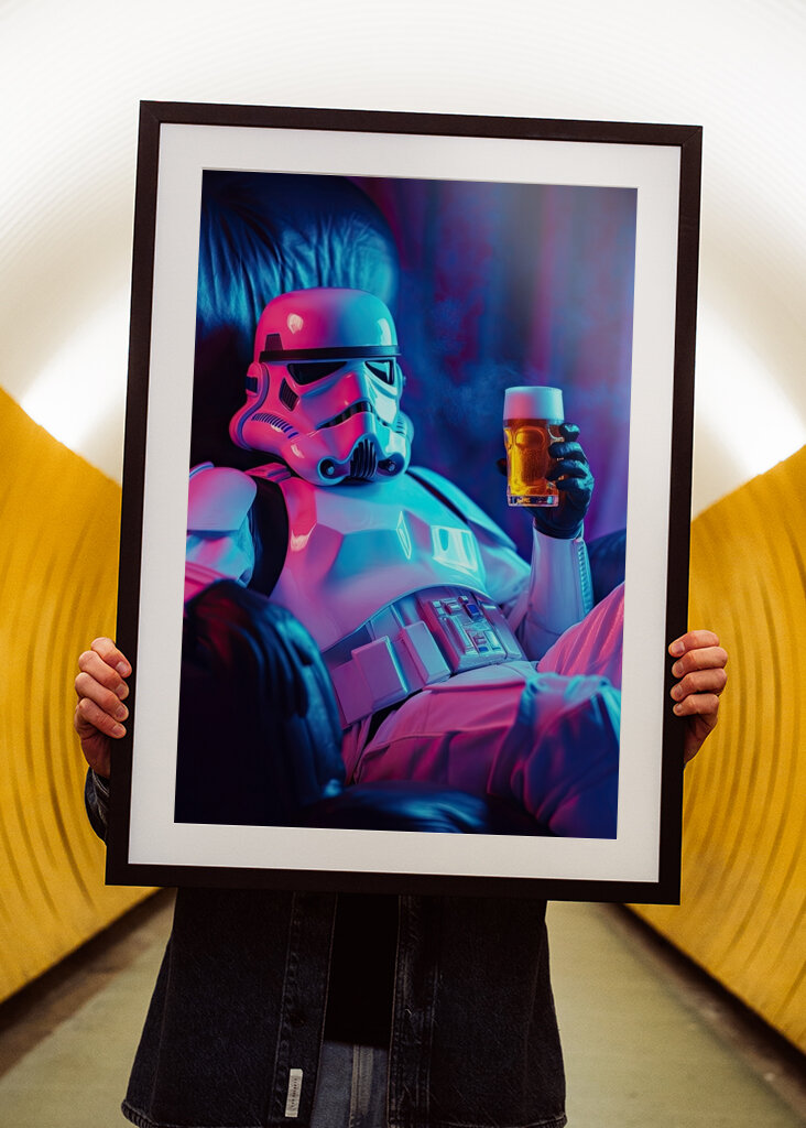 Stormtrooper an der Bar