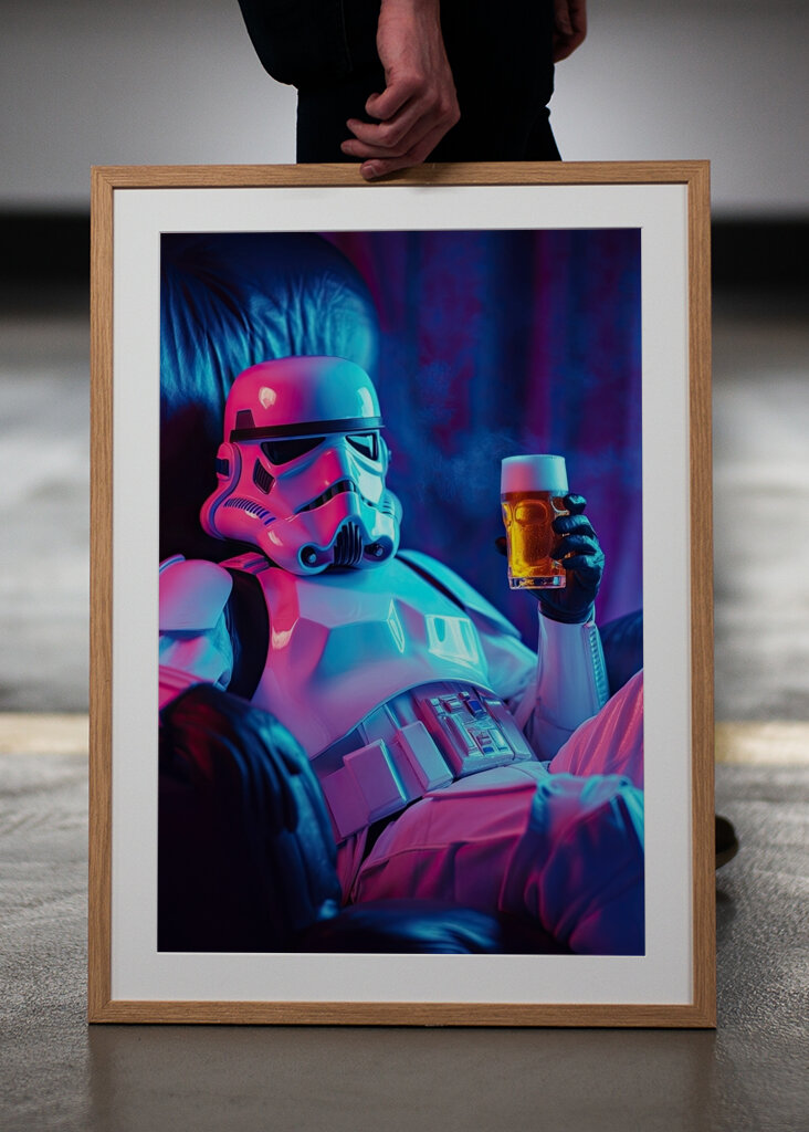 Stormtrooper an der Bar
