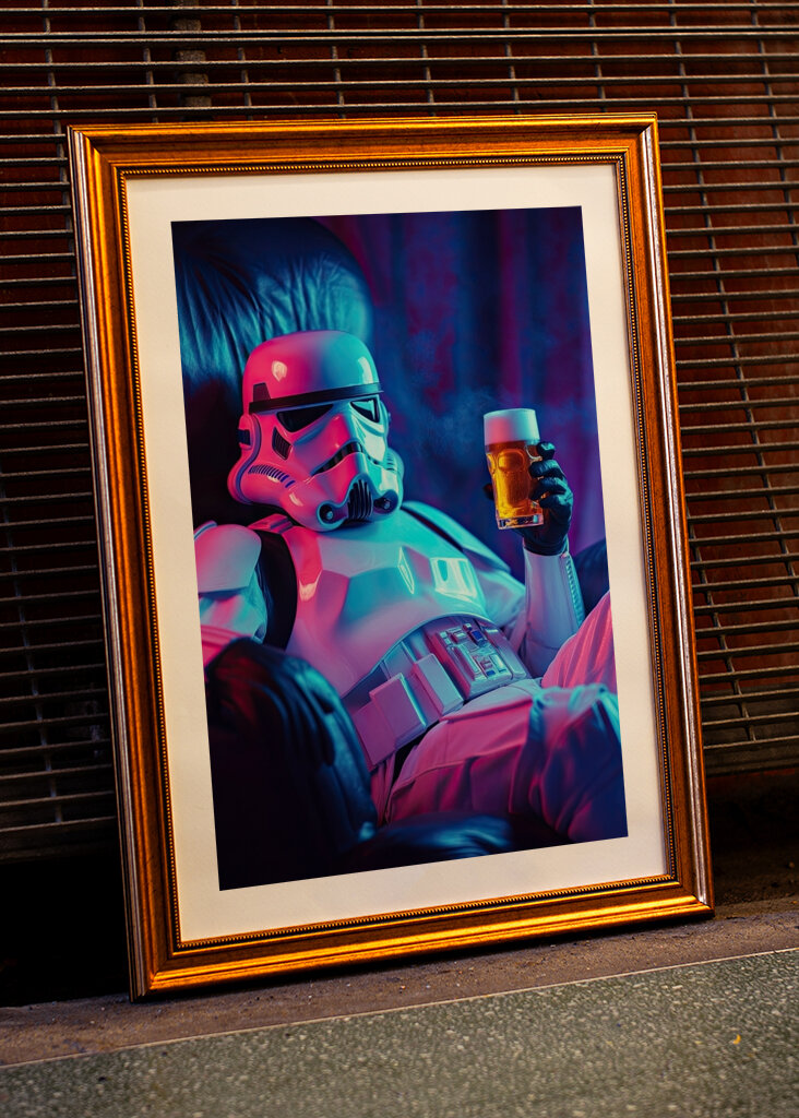 Stormtrooper an der Bar