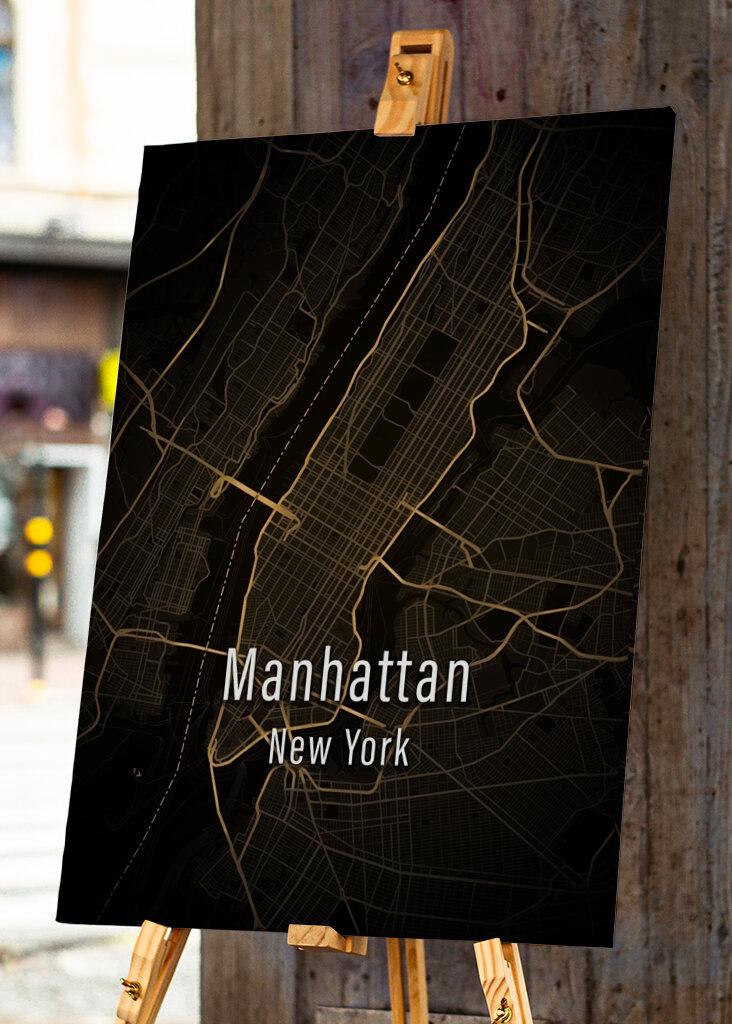 Manhattan New York City Map