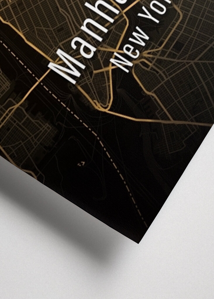 Manhattan New York City Map