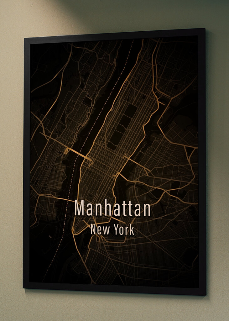 Manhattan New York City Map