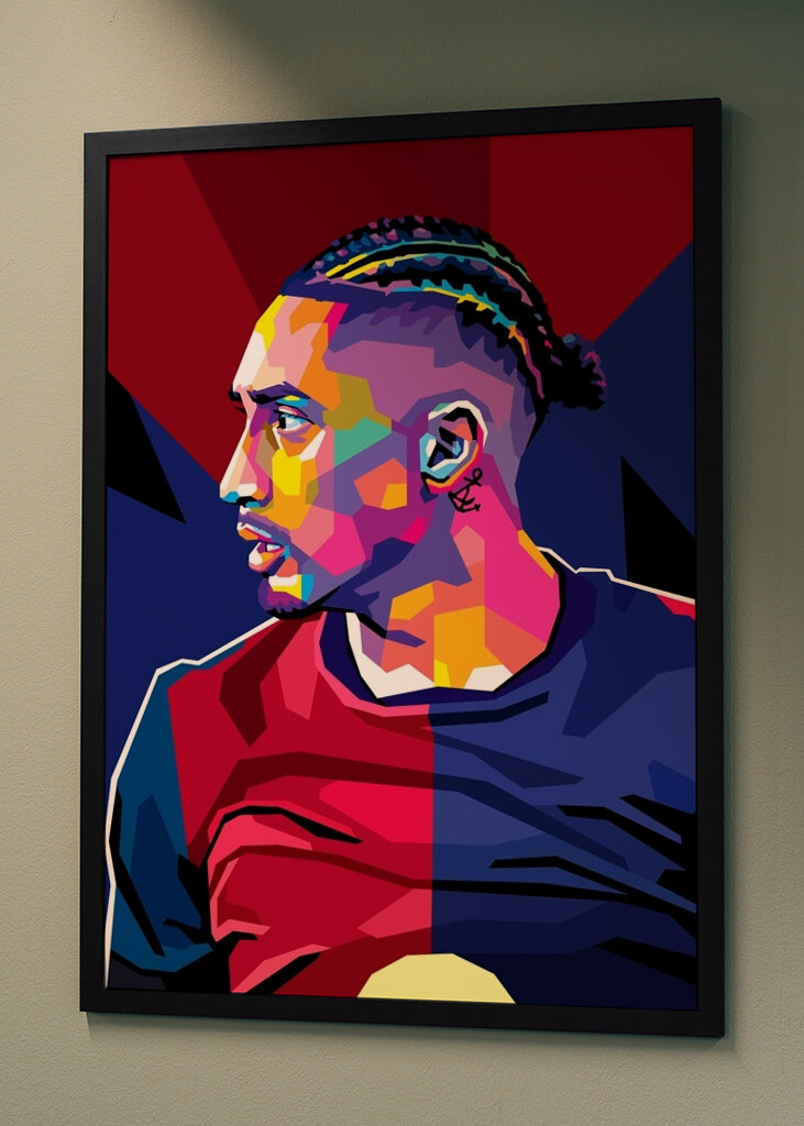 Raphinha dans le style WPAP