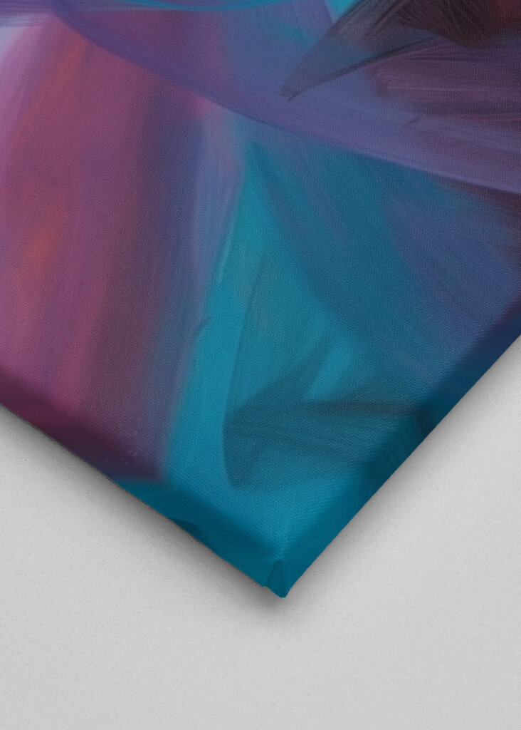 Flydende farvekaskade