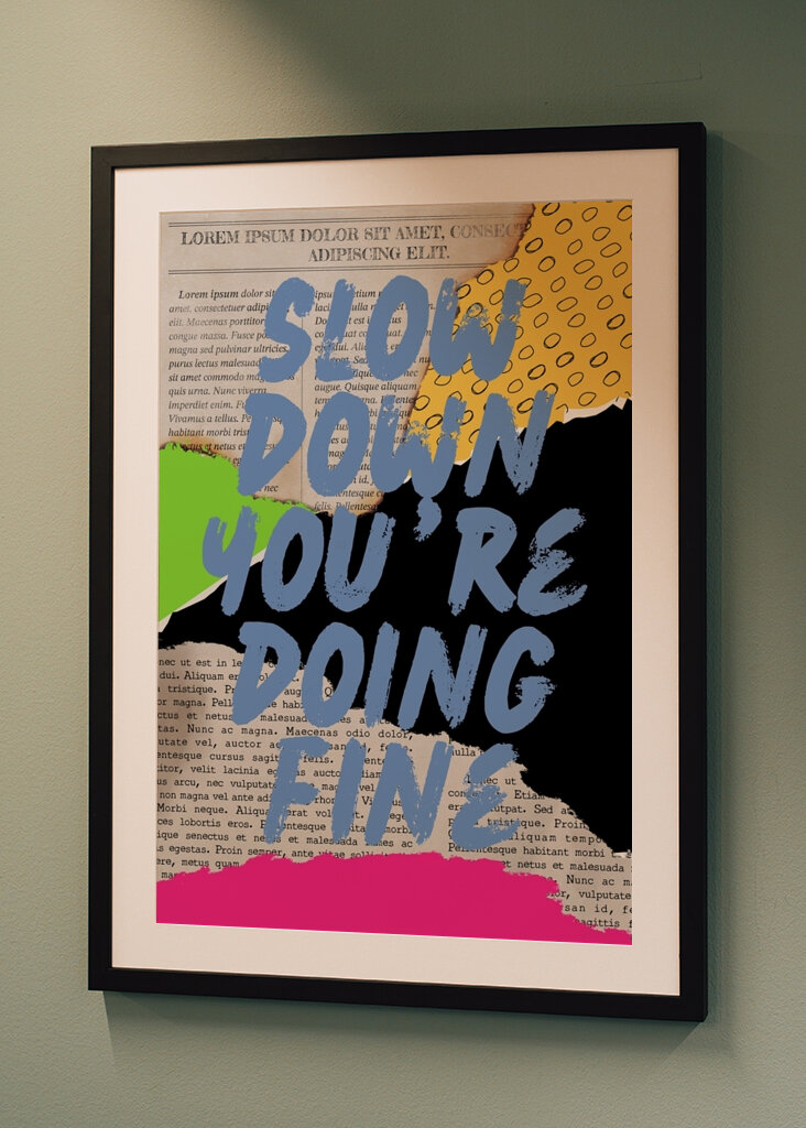 Mach langsam, du machst es gut